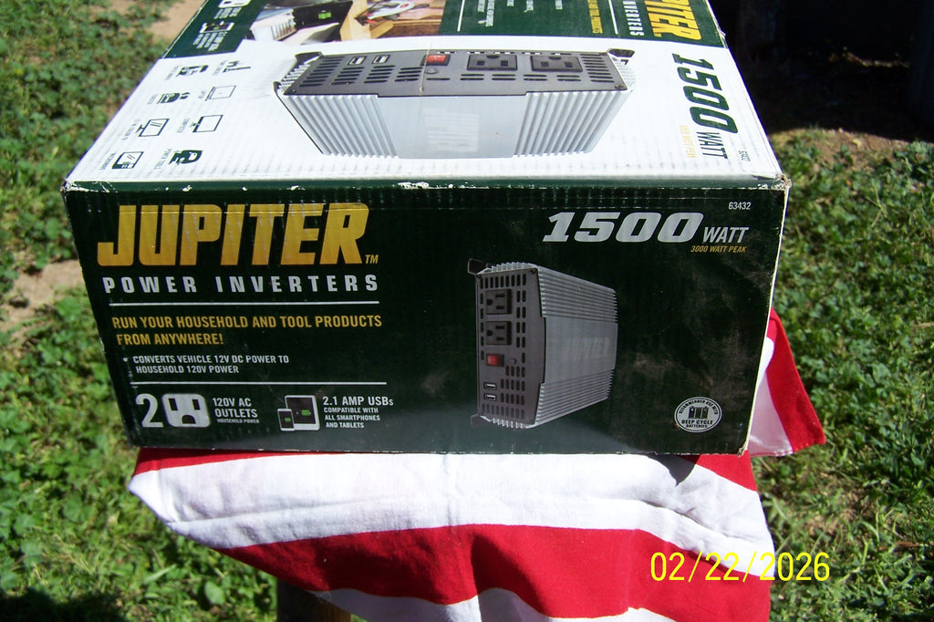 Jupiter 1500 Watt Inverter. Continuous Output: