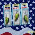 Rebel 1.5" Deep Diving CB-B Fishing Lure Bait Fire Tiger Vintage