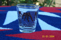Behind Mount Rushmore, vintage shot glass
