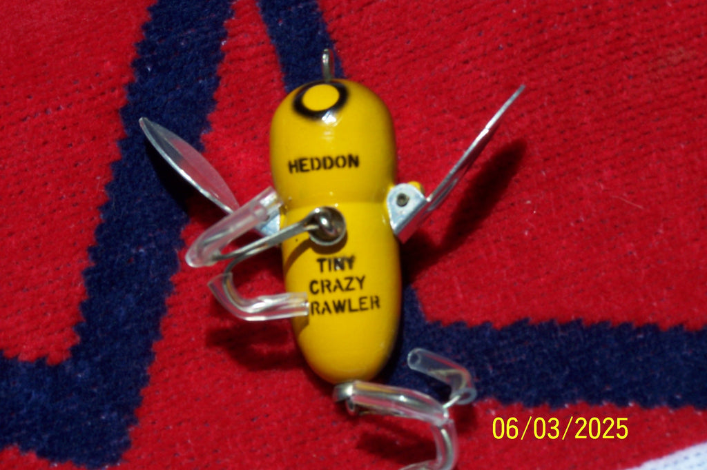 Heddon Tiny Crazy Crawler Vintage