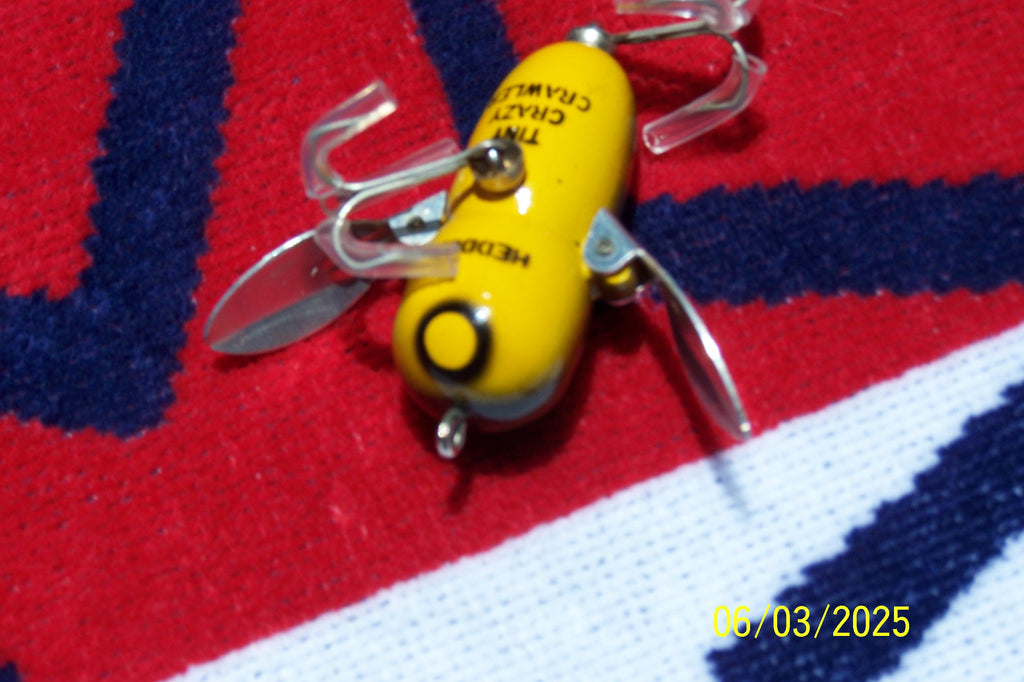 Heddon Tiny Crazy Crawler Vintage