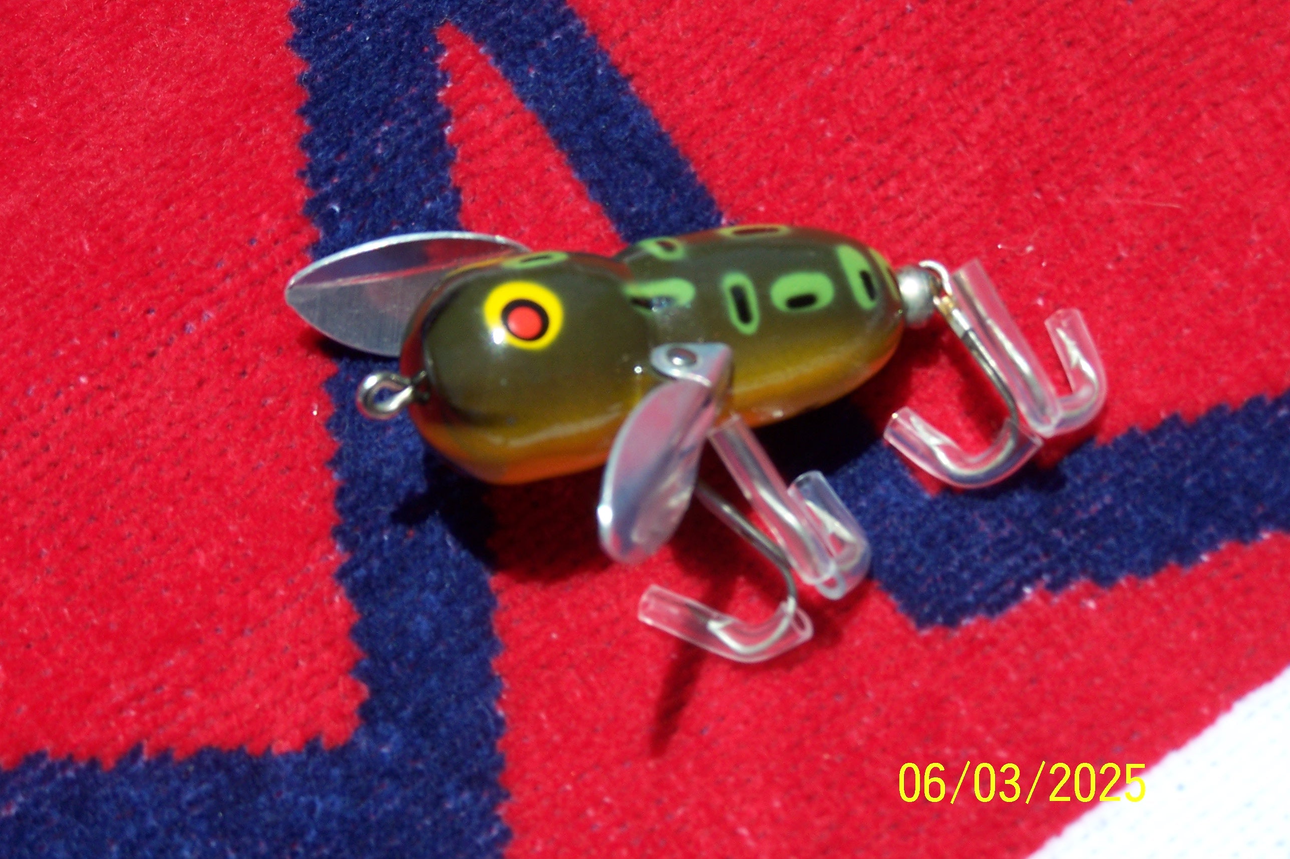 Heddon Tiny Crazy Crawler Vintage