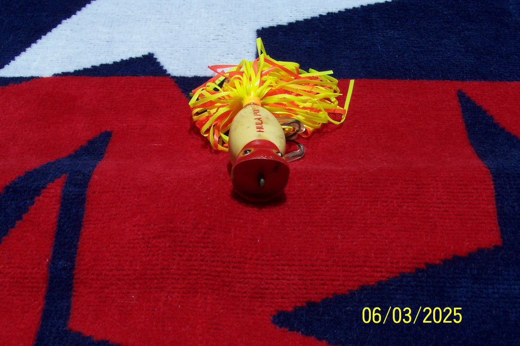 Vintage Arbogast Hula Popper fiskewobler