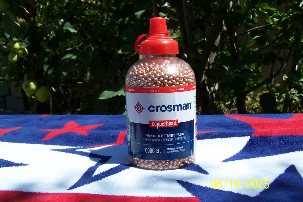 Crossman Copper Head BB's 6000 ct, Bulk container of premium .177 caliber (4.5mm) designed for air rifles and air pistols.