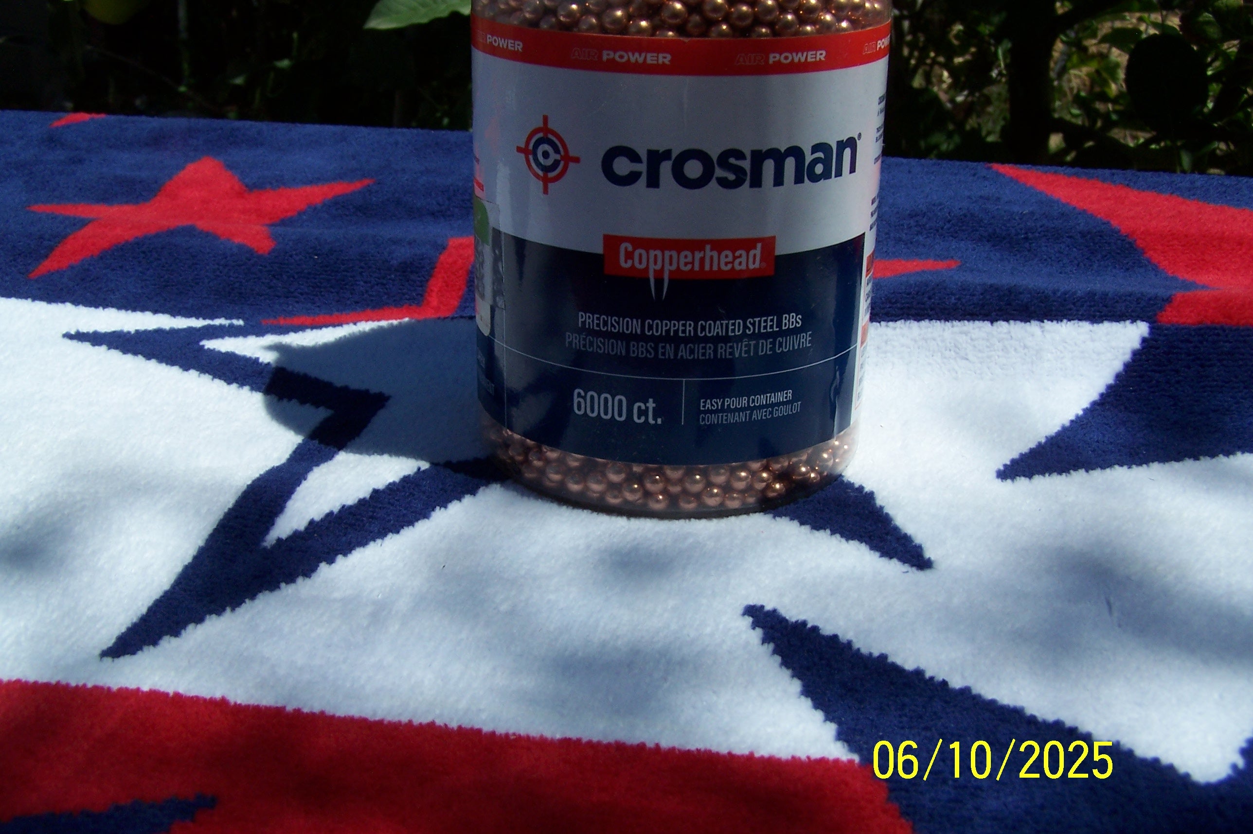 Crossman Copper Head BB's 6000 ct, Bulk container of premium .177 caliber (4.5mm) designed for air rifles and air pistols.