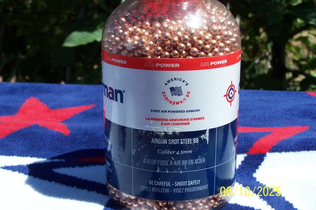 Crossman Copper Head BB's 6000 ct, Bulk container of premium .177 caliber (4.5mm) designed for air rifles and air pistols.