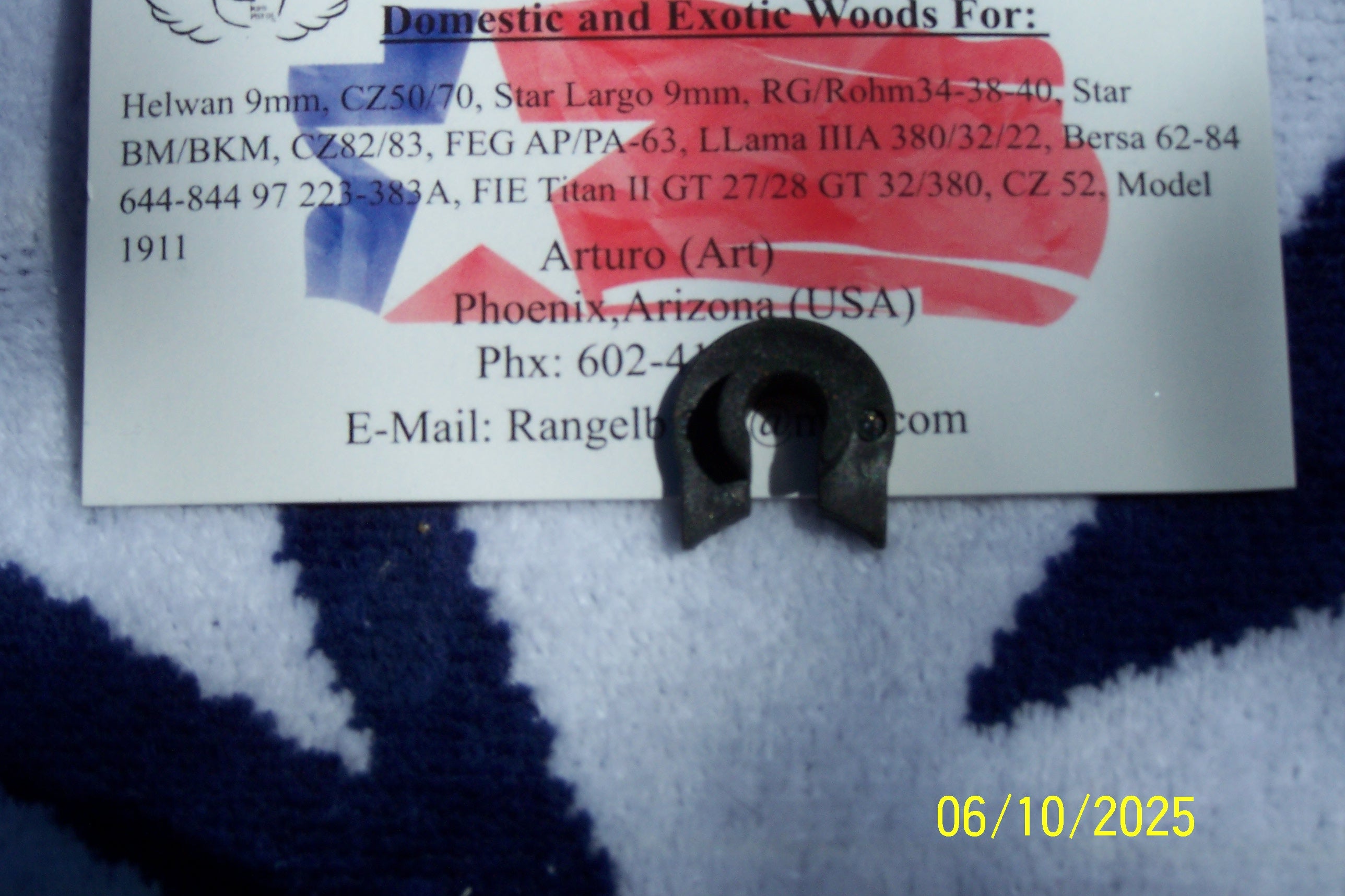 Star PD .45 Auto recoil Spring Guide buffer