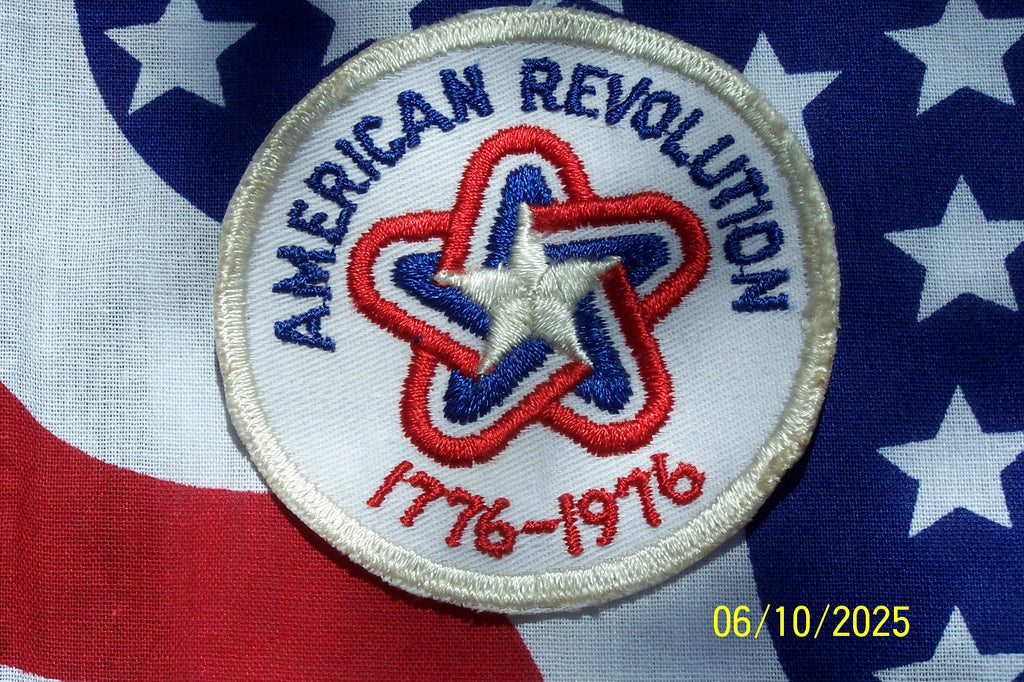 Vintage 1776 Liberty Bell American Indepencance, and Vintage American Revolution 1776-1976 Celebration Patch