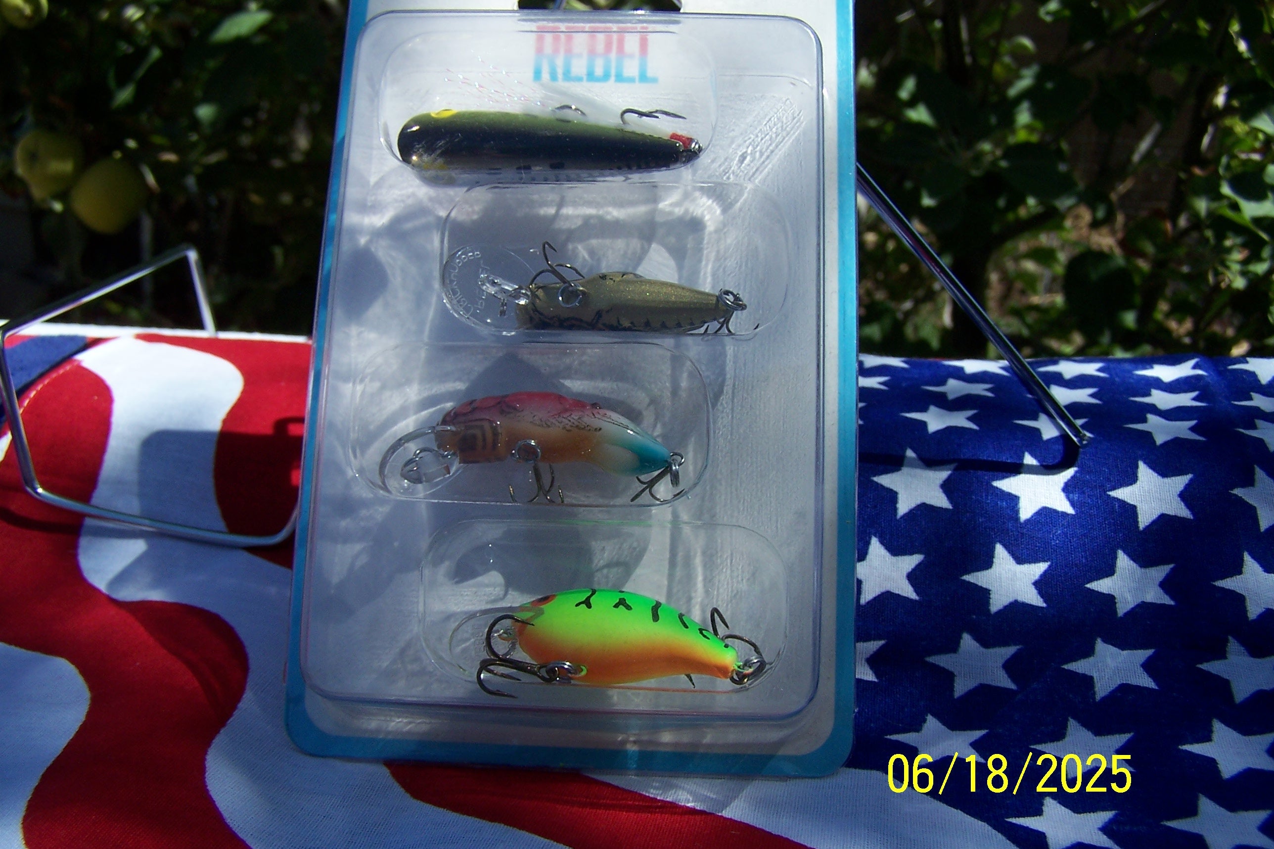 Rebel 4-pack fishing lure kit