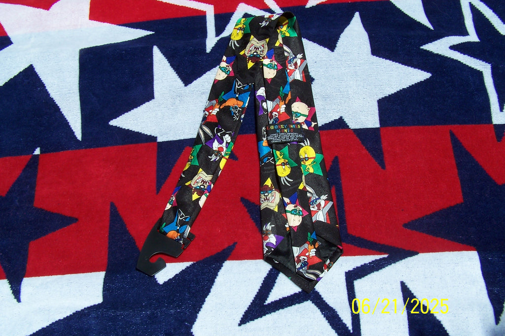 Vintage Looney Tune Mania Necktie 1993 (Super Star)