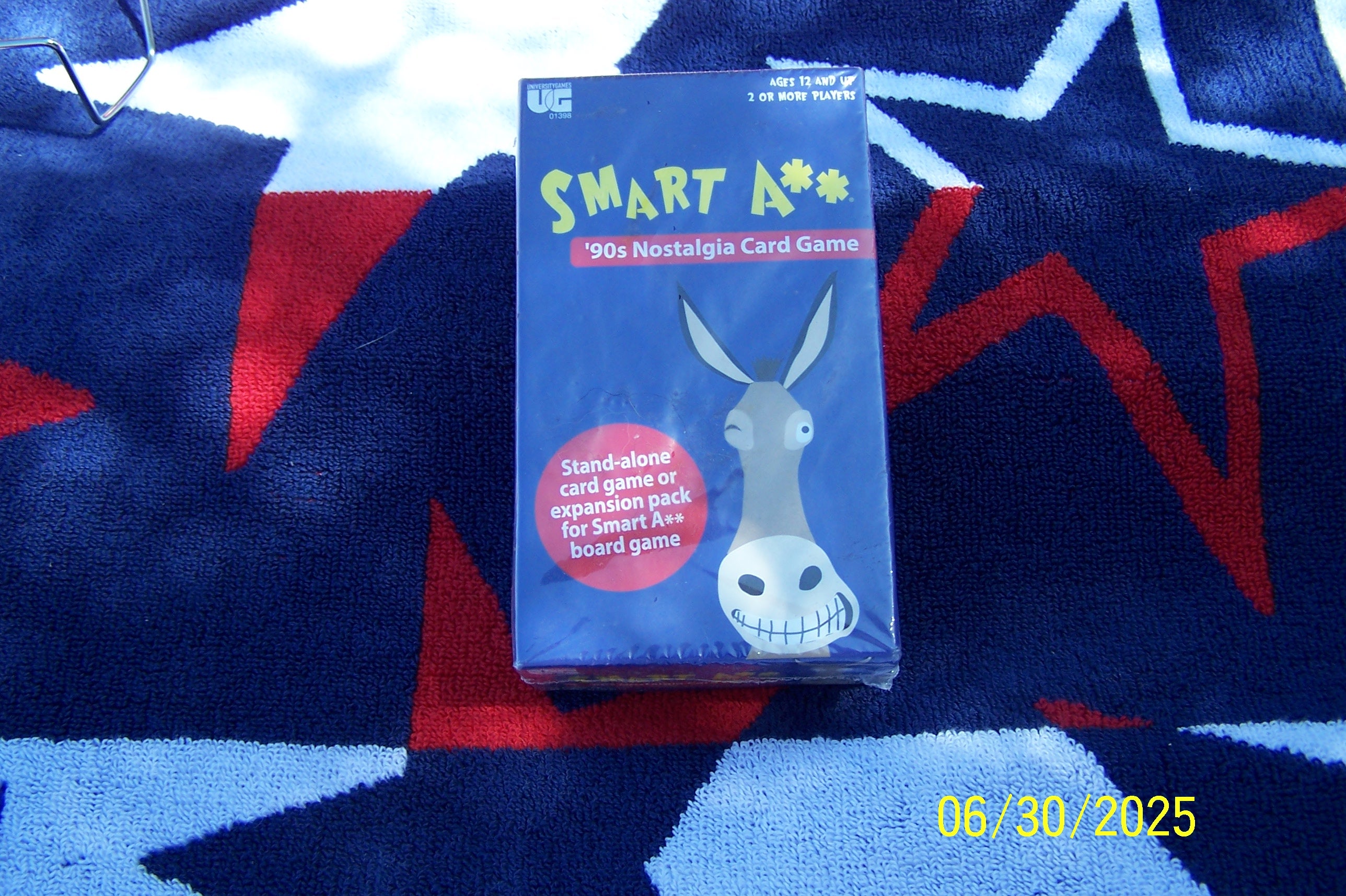 Smart A** 90's Nostalgia Card Game, 2018 University Games