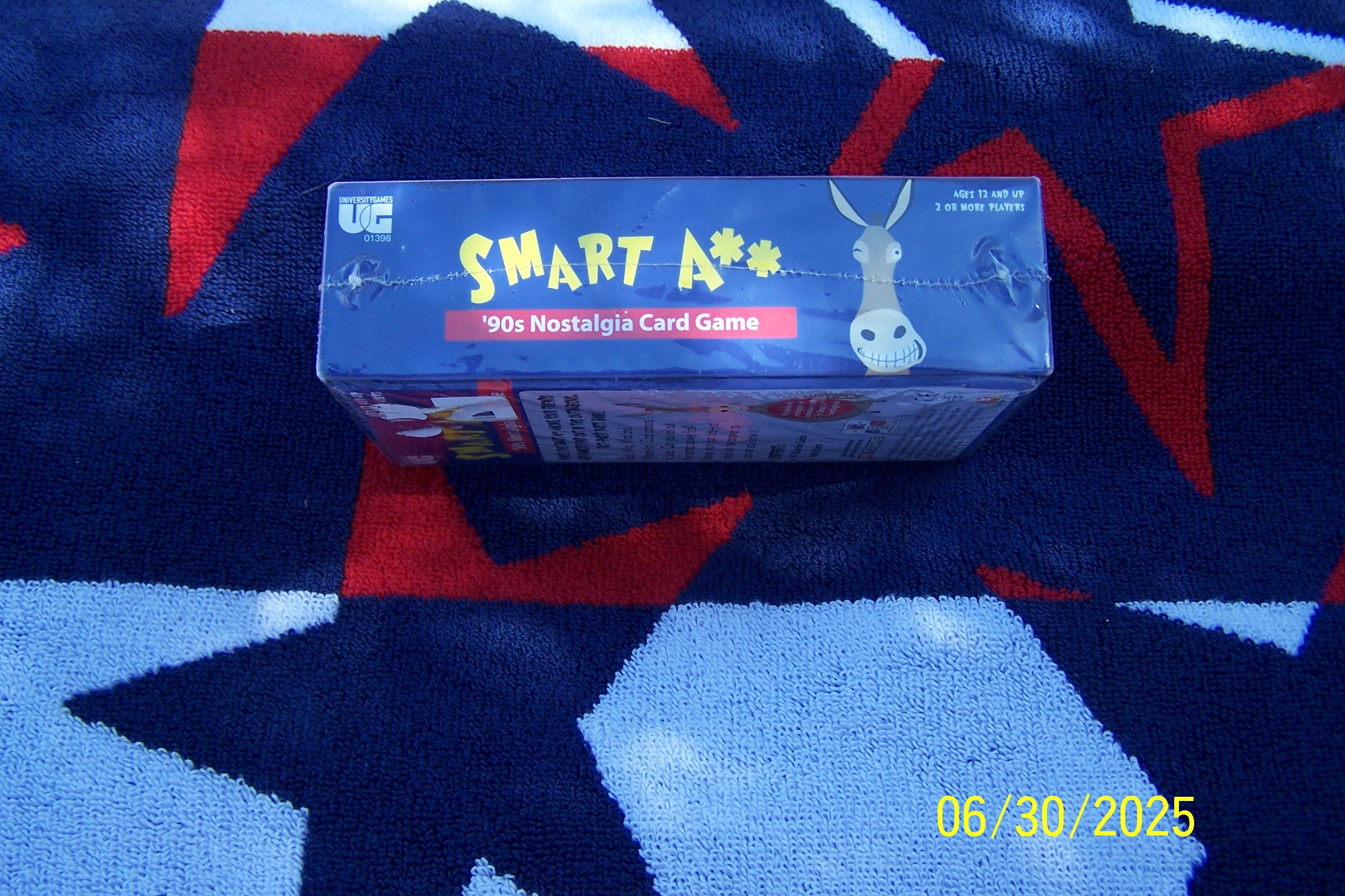 Smart A** 90's Nostalgia Card Game, 2018 University Games