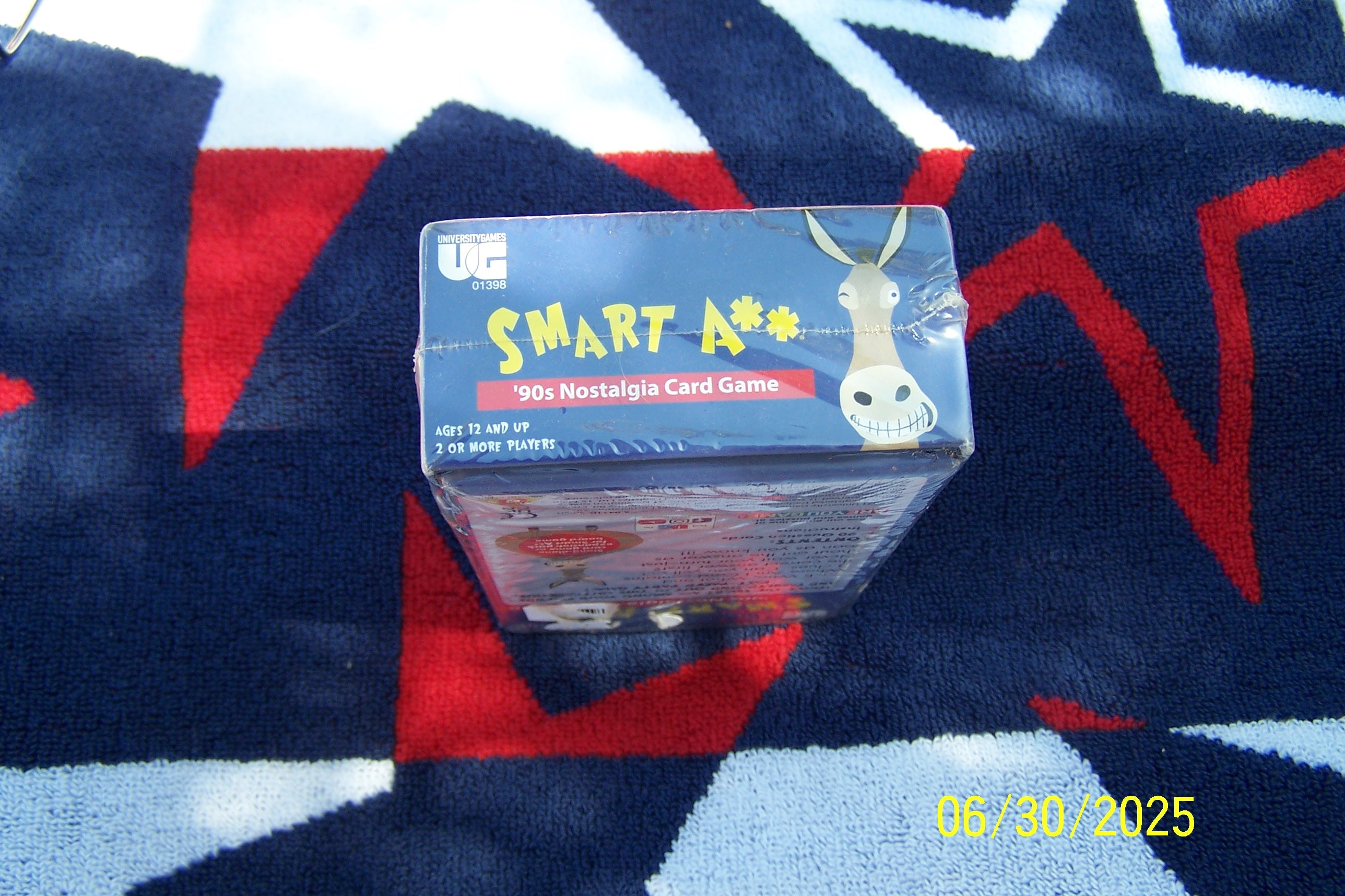 Smart A** 90's Nostalgia Card Game, 2018 University Games