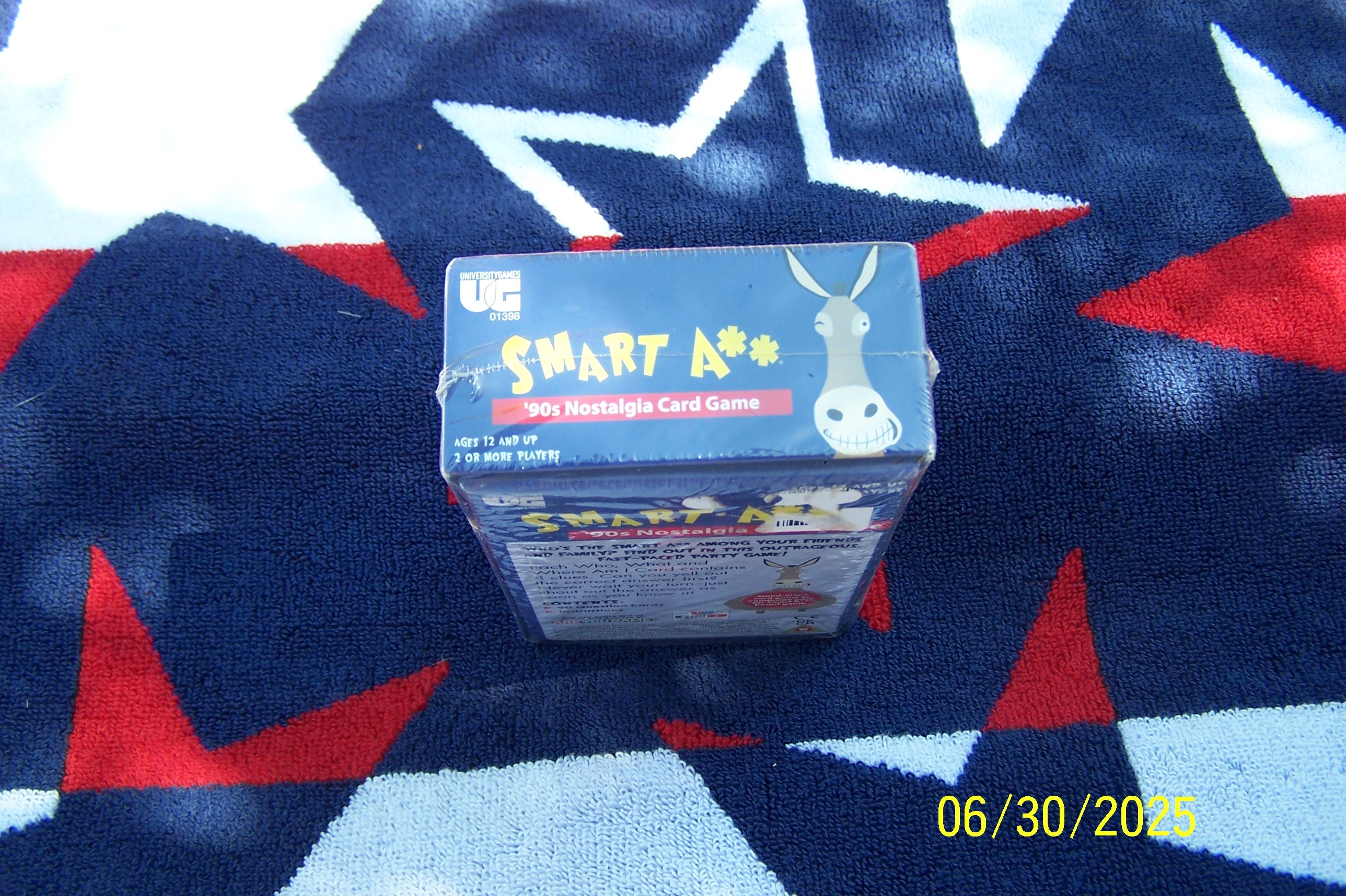 Smart A** 90's Nostalgia Card Game, 2018 University Games