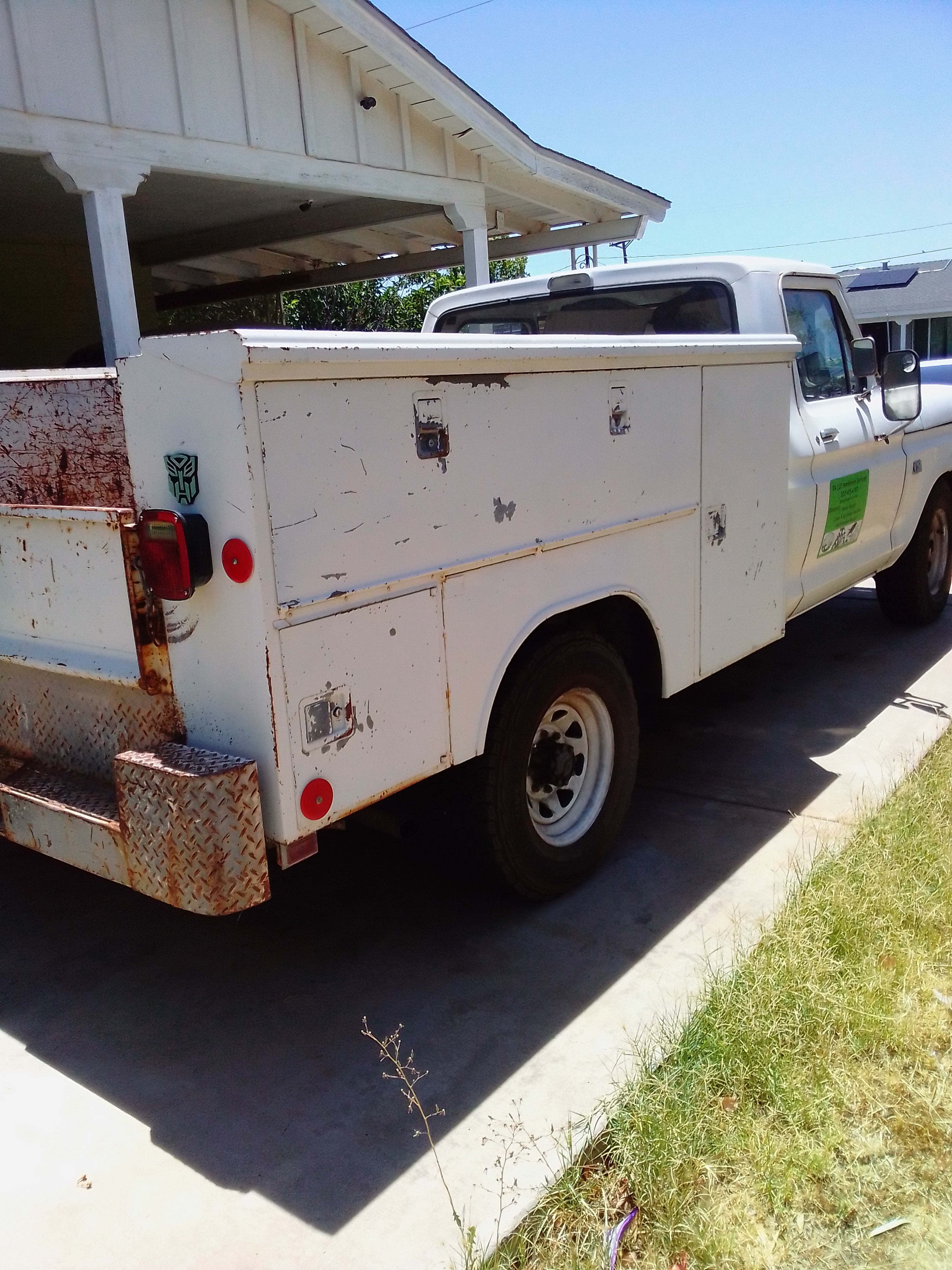 1976 Ford F250 Utility Truck Custom For Sale